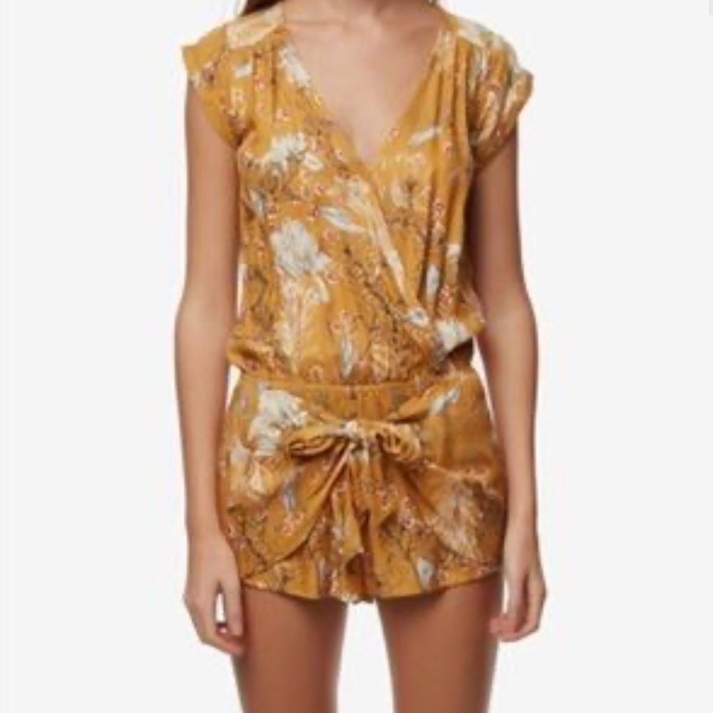O'Neill Mustard Floral Dress